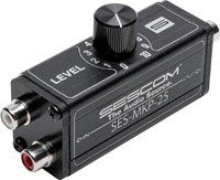 SES-MKP-25 Stereo RCA to RCA Volume Control for Line Level Devices